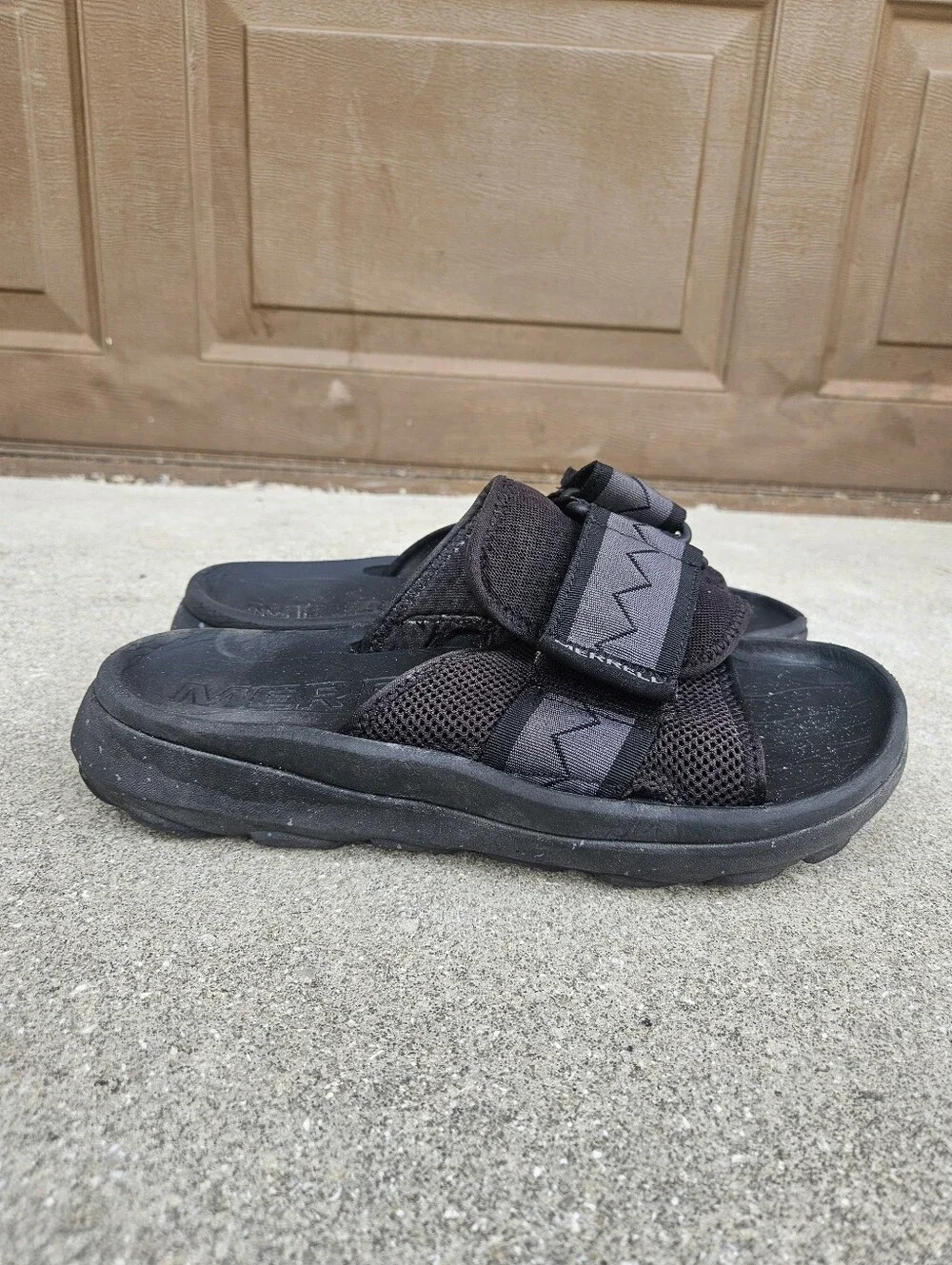 Merrell Men's Hut Ultra Slide Sandal J005307 Size US 8 UK 7 EUR 41 Black Used